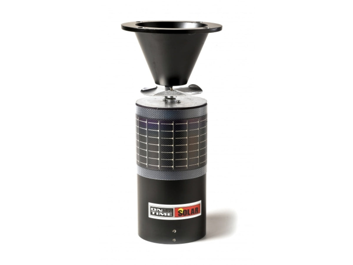On Time Wildlife Feeders Solar Elite Feeder Only Black