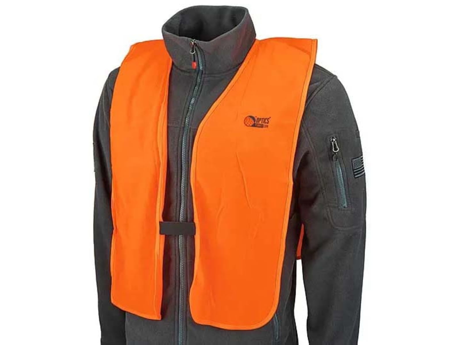OpticsPlanet Exclusive OpticsPlanet Blaze Orange Hunting Safety Vest Blaze Orange Chest 38-48in 15752-OP