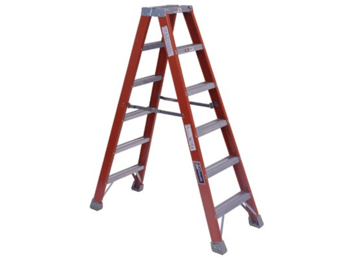 Louisville Ladder 4ft Fiberglass Twin Stepladder 443-FM1504 Unit EA