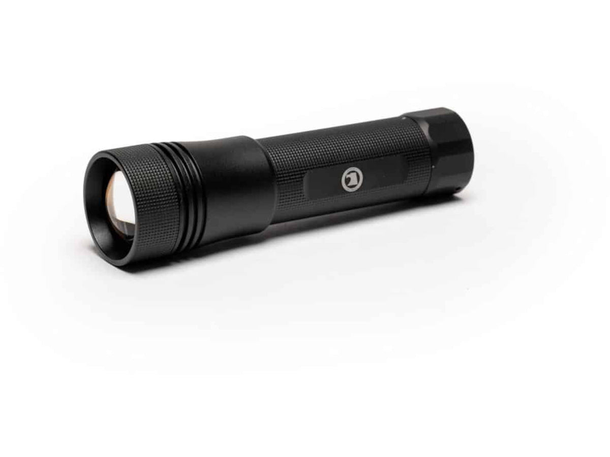 Osprey Global Flashlight LED AAA Battery White/Red/Blue/Green 340 Lumens Black FL-OSP-4CLR