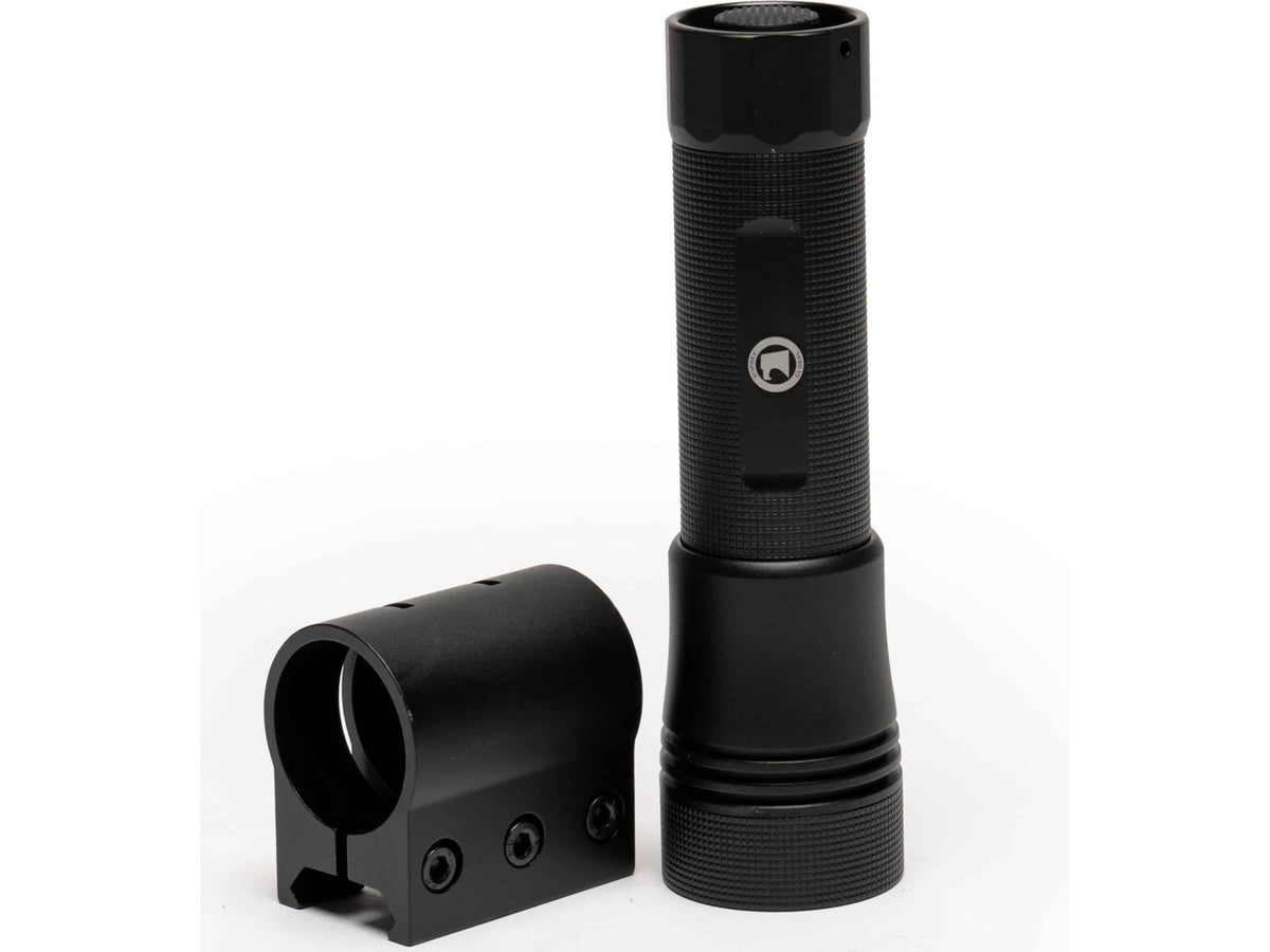Osprey Global Flashlight LED AAA Battery White/Red/Blue/Green 340 Lumens Black FL-OSP-4CLR