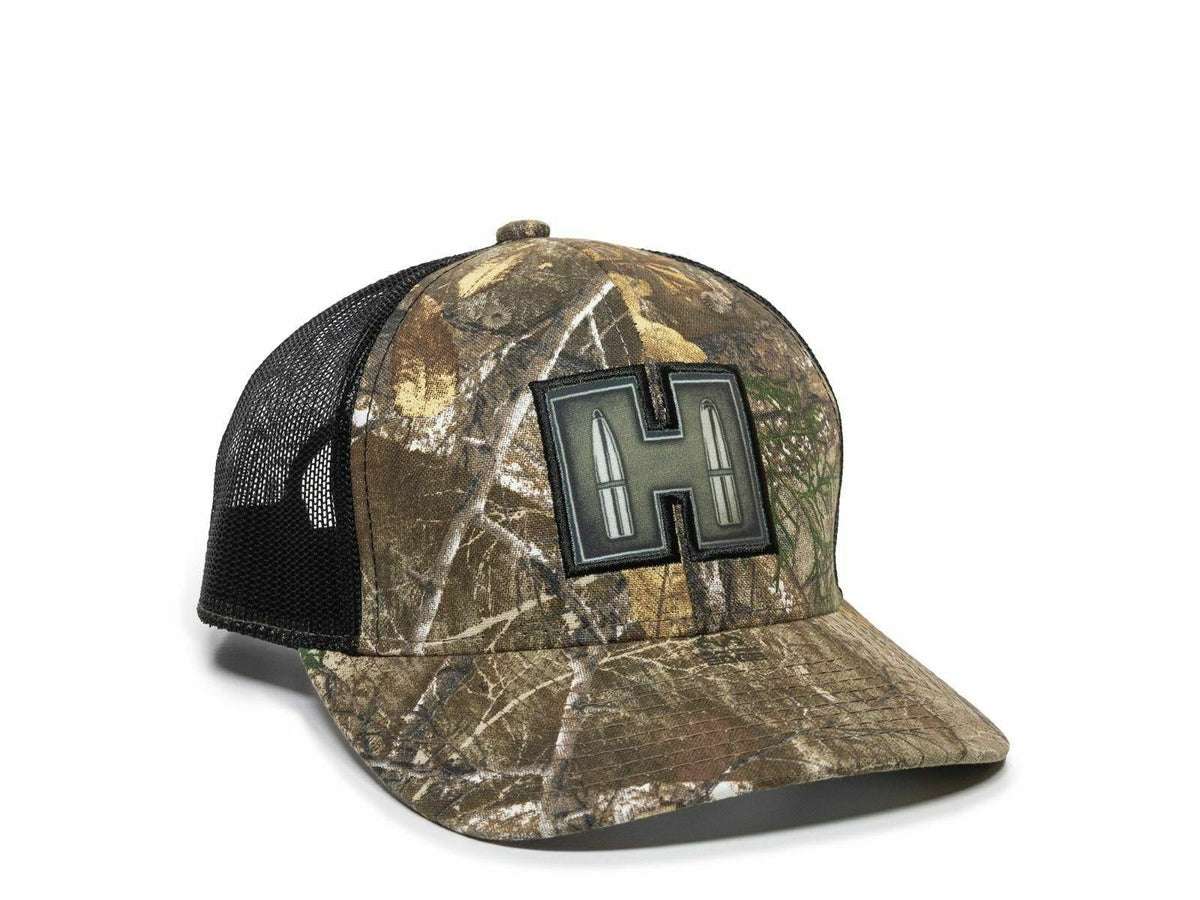 Outdoor Cap Realtree Edge/Black Mesh Back w/Hornady Label HRN03A