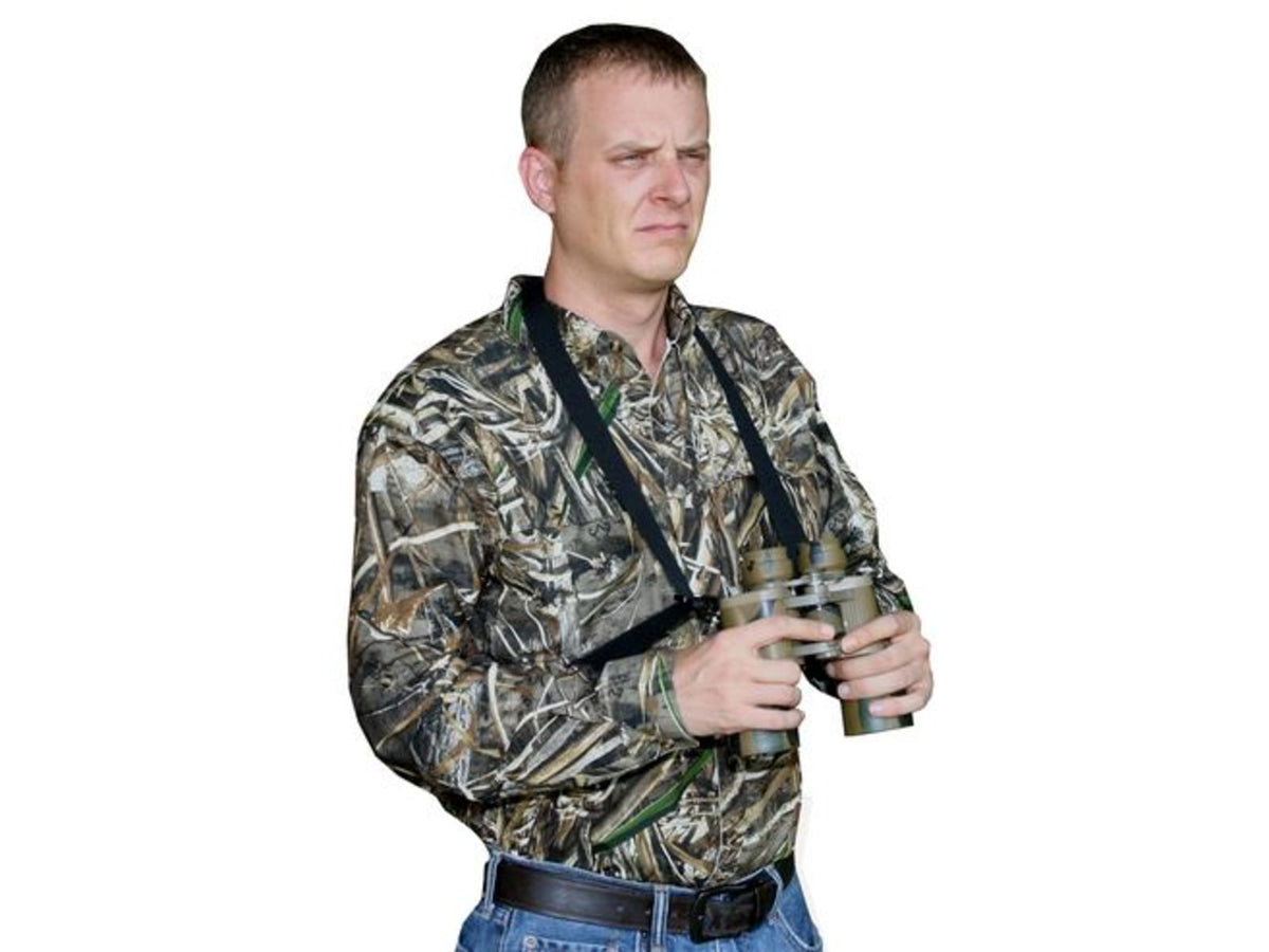 The Outdoor Connection Binocular Harness Black BINO-28079