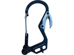 Outdoor Element Fire Escape Carabiner Black