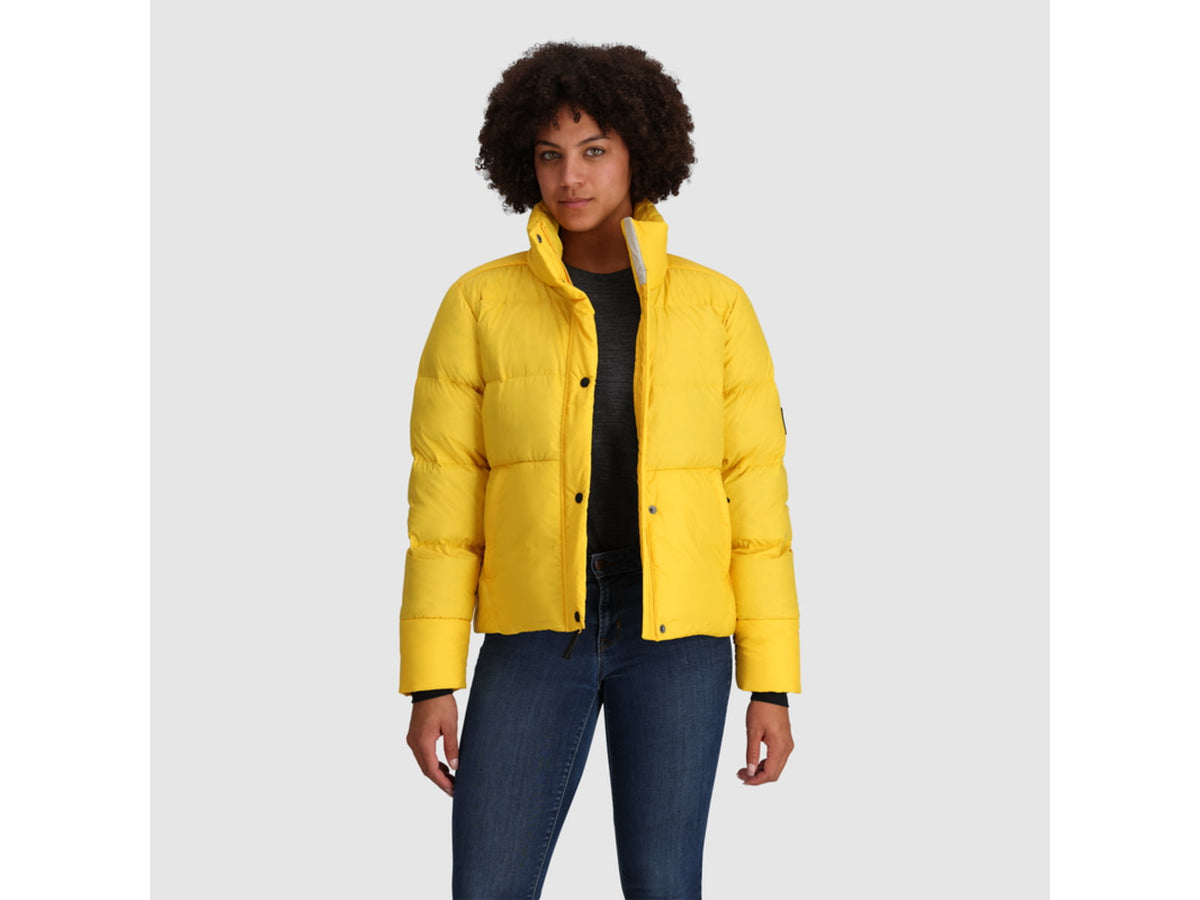 Outdoor Research Coldfront Down Jacket - Womens Saffron Medium