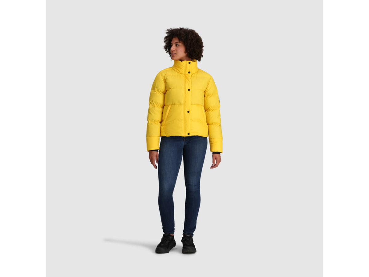 Outdoor Research Coldfront Down Jacket - Womens Saffron Medium