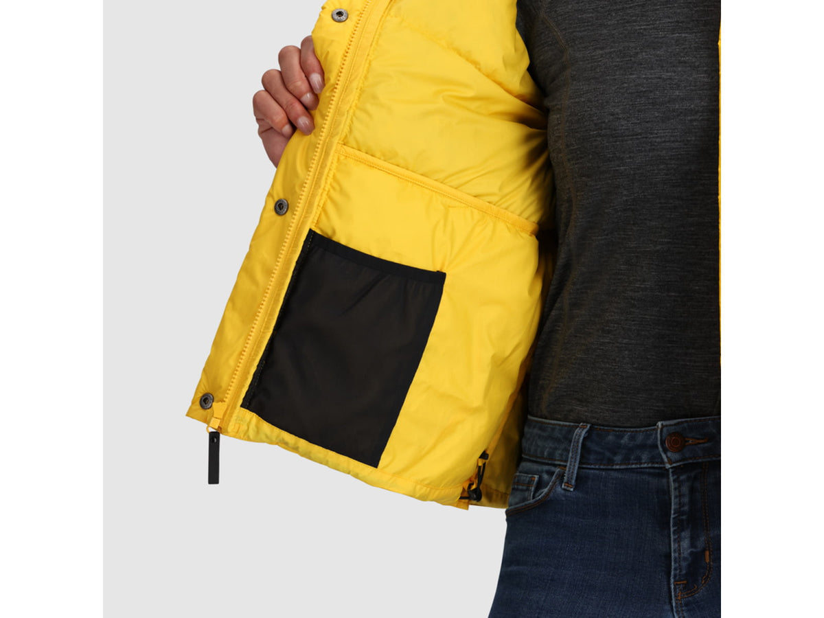 Outdoor Research Coldfront Down Jacket - Womens Saffron Medium