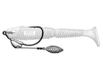 Owner Hooks Flashy Swimmer Bass Hook with Centering-Pin Spring