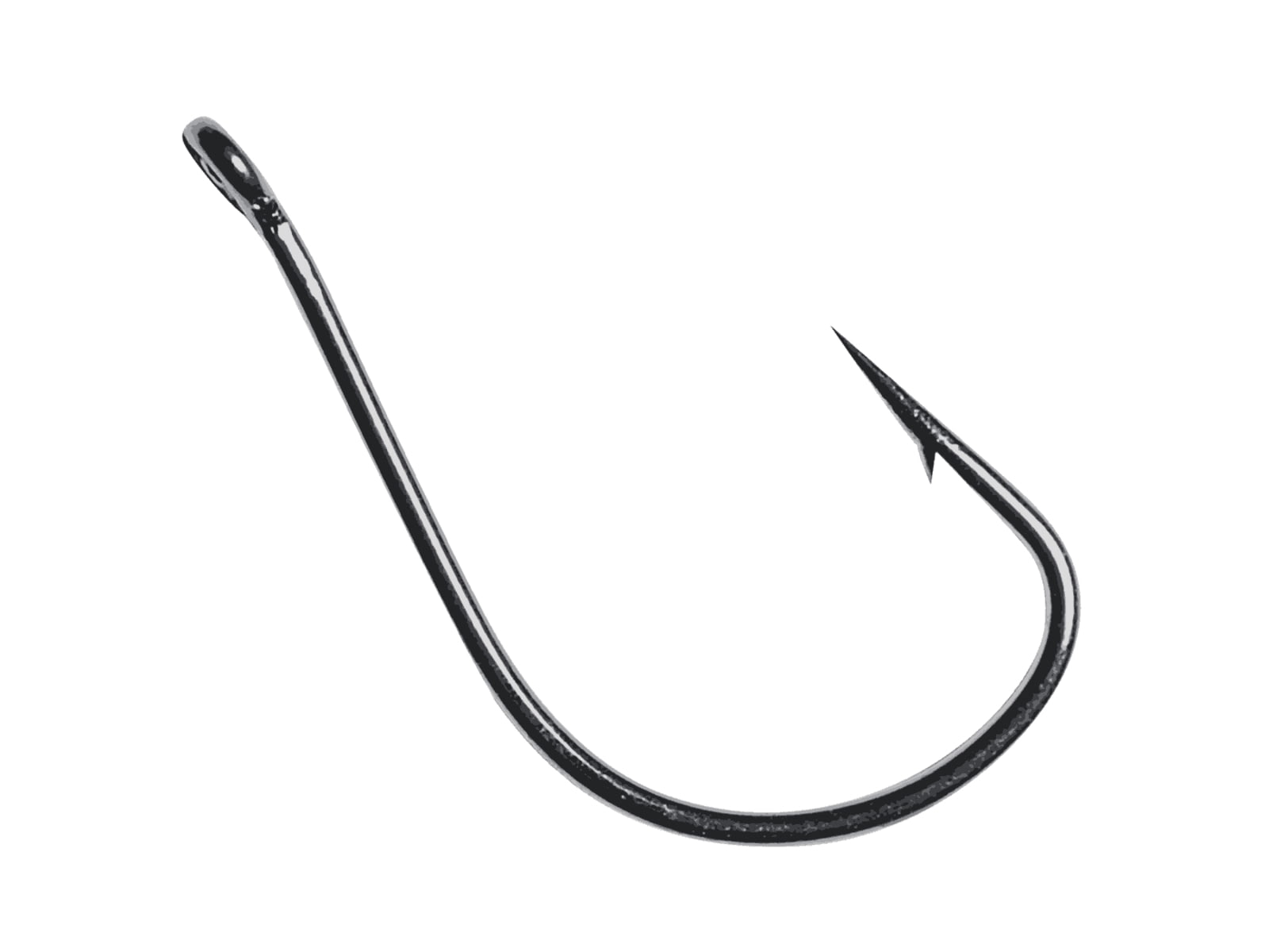 Owner Hooks Mosquito Light Hook Needle Point Forged Shank All Purpose Black Chrome Size