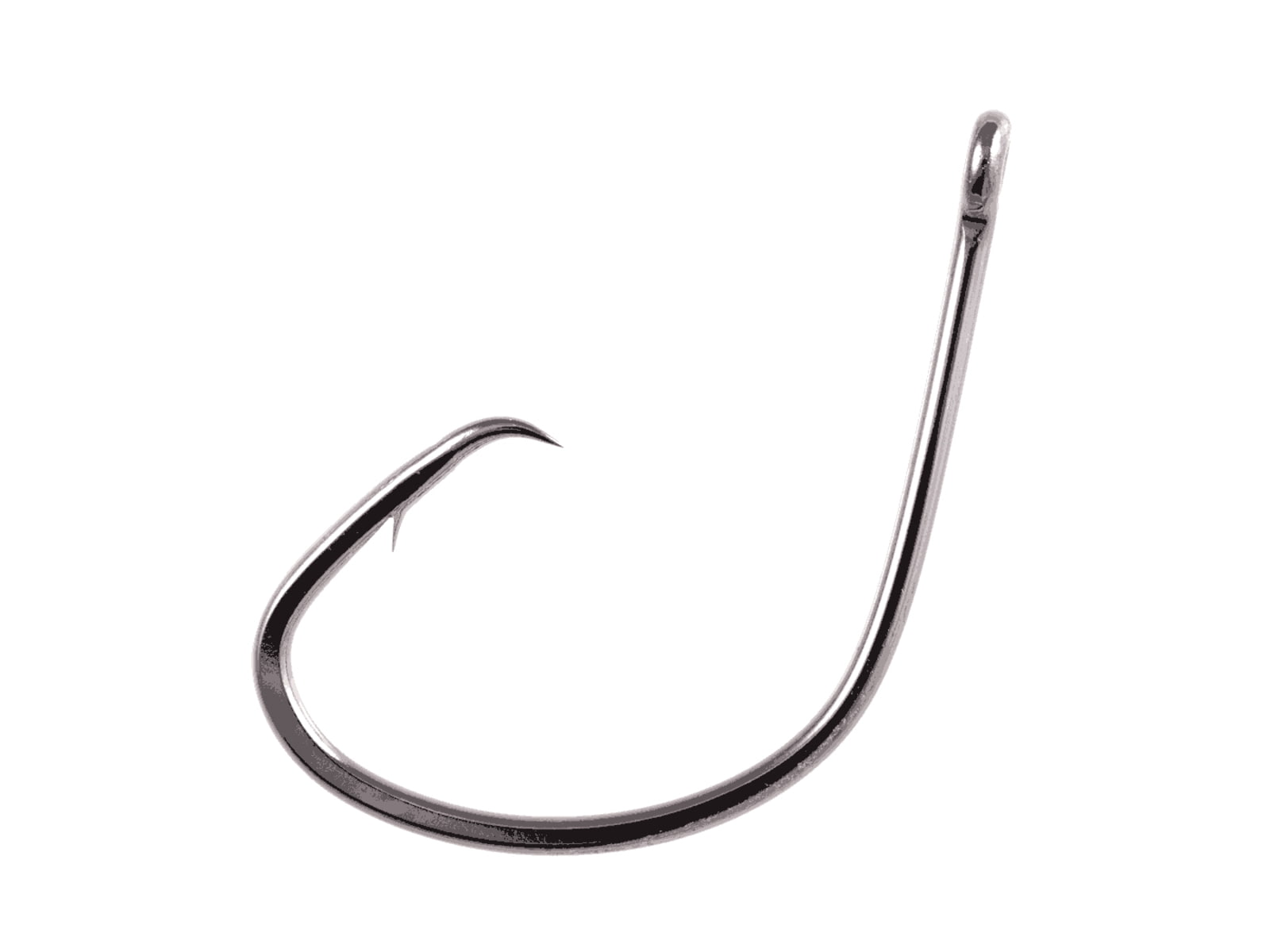 Owner Hooks Mutu Light Circle Hook Hook Hangnail Point Light Wire Black Chrome Size 2 46 Per Pack