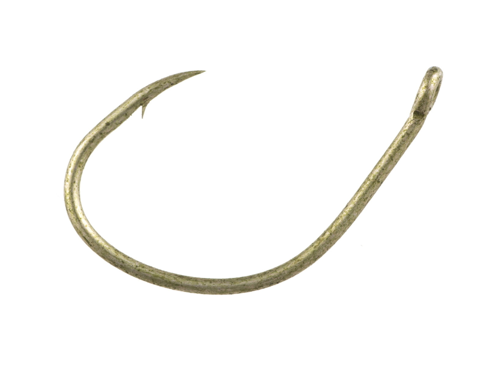 Owner Hooks Wacky Bass Hook without Weed-guard Needle Point All Purpose/Worm Camo Green Size 1 9 Per Pack