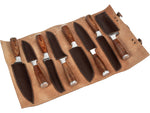 Paladin Chef Kitchen Knife Set - 8 Pieces Damascus Wood Handle PE-CK-6503