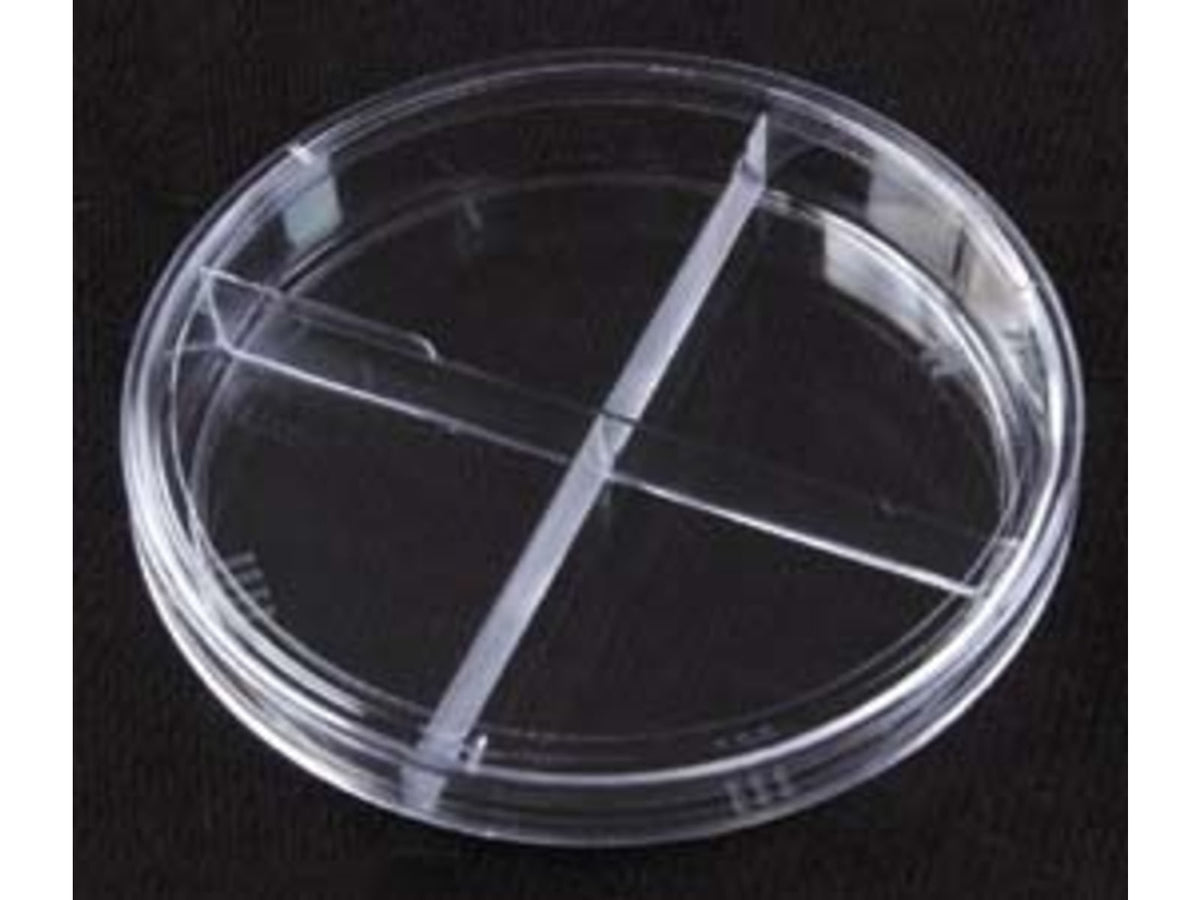 Parter Medical Petri Dishes Segmented Sterile 3574 Stackable For Automation Dishes X-Plate