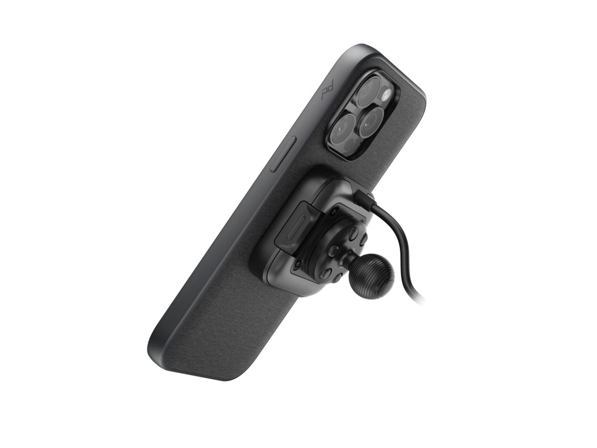Peak Design Locking Ball Mount Adapter 20 mm Charging Qi2 Black