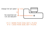 Peak Design Micro Clutch L-Plate Plate
