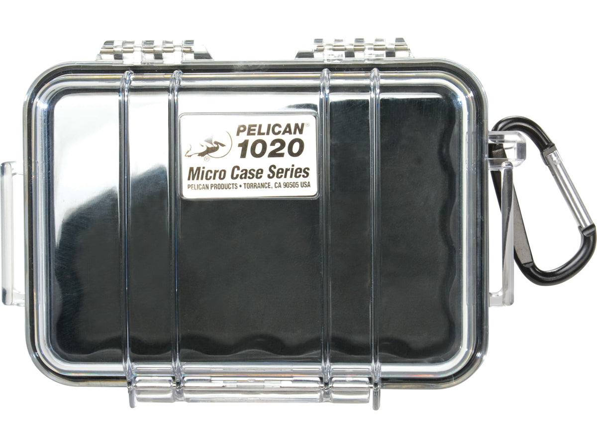 Pelican 1020 Micro Watertight Dry Box 6.37x4.75x2.12in Clear