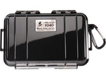 Pelican 1040 Micro Watertight Crushproof Dry Box 7.50x5.06x2.12in Solid Black