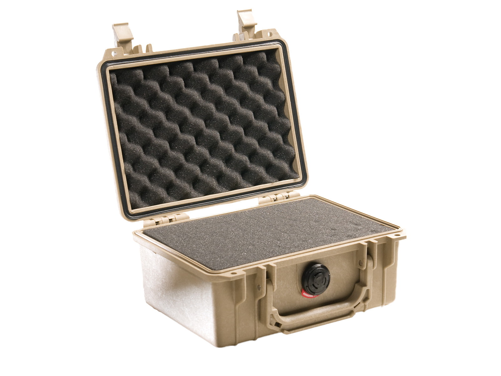 Pelican 1150 Small Protector Case Crushproof 8.49x5.99x3.75in Dry Box w/Foam Desert Tan