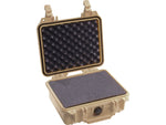 Pelican 1200 Small Protector Waterproof 10.6x10x4.8in Case Desert Tan w/ Foam