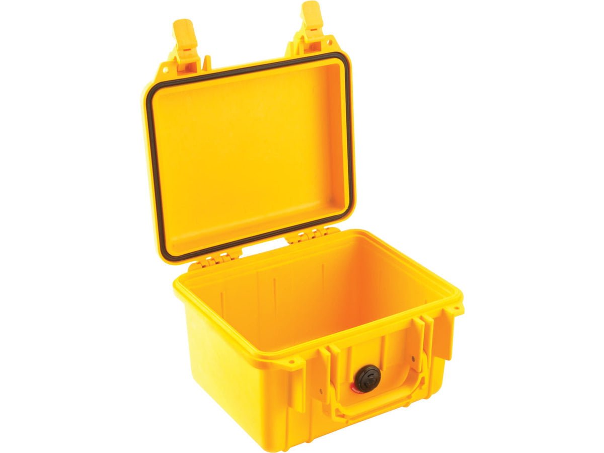 Pelican 1300 Small Protector Waterproof Case Yellow No Foam
