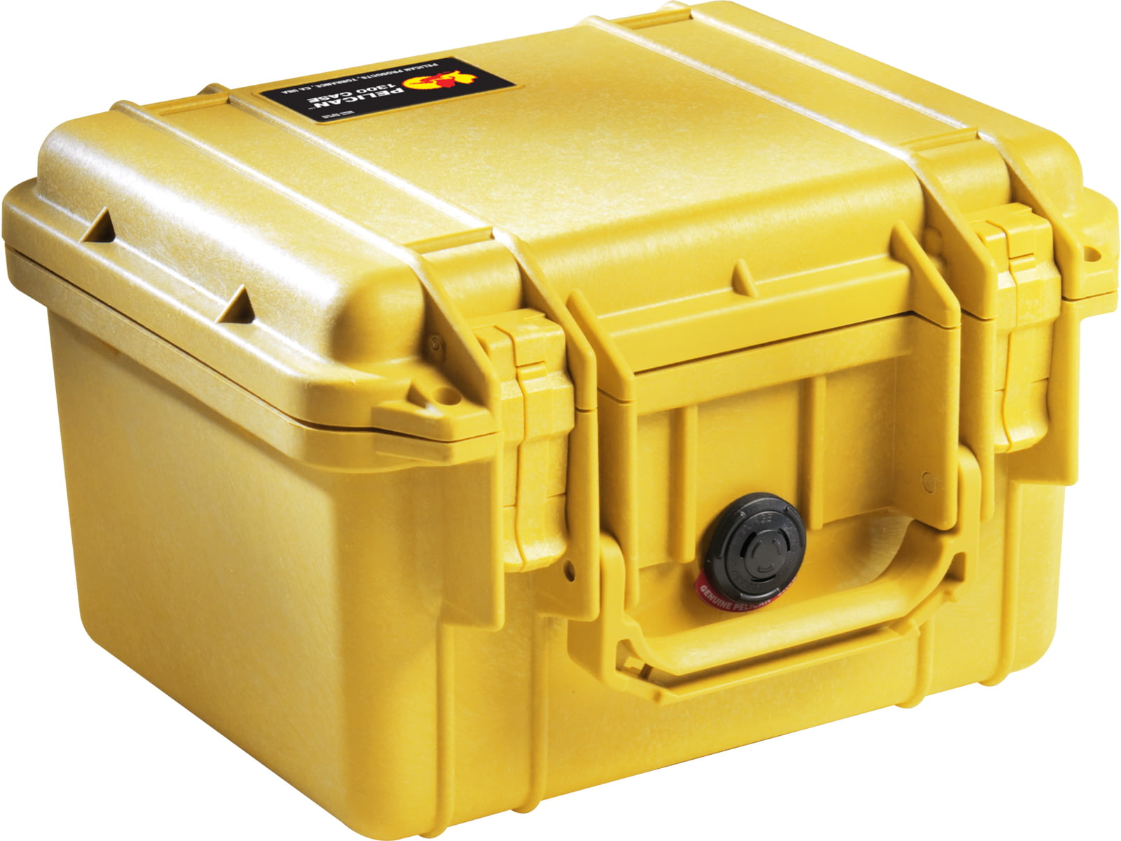 Pelican 1300 Small Protector Waterproof Case Yellow No Foam