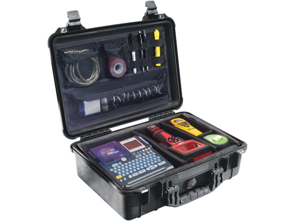 Pelican 1500NF Medium Crushproof Dry Case 18.5x14x7in Black - No Foam