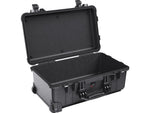Pelican 1510 Carry On 22x13x9in Wheeled Protector Case Black No Foam