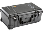 Pelican 1510 Carry On 22x13x9in Wheeled Protector Case Black No Foam