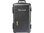 Pelican 1510 Carry On 22x13x9in Wheeled Protector Case Black No Foam