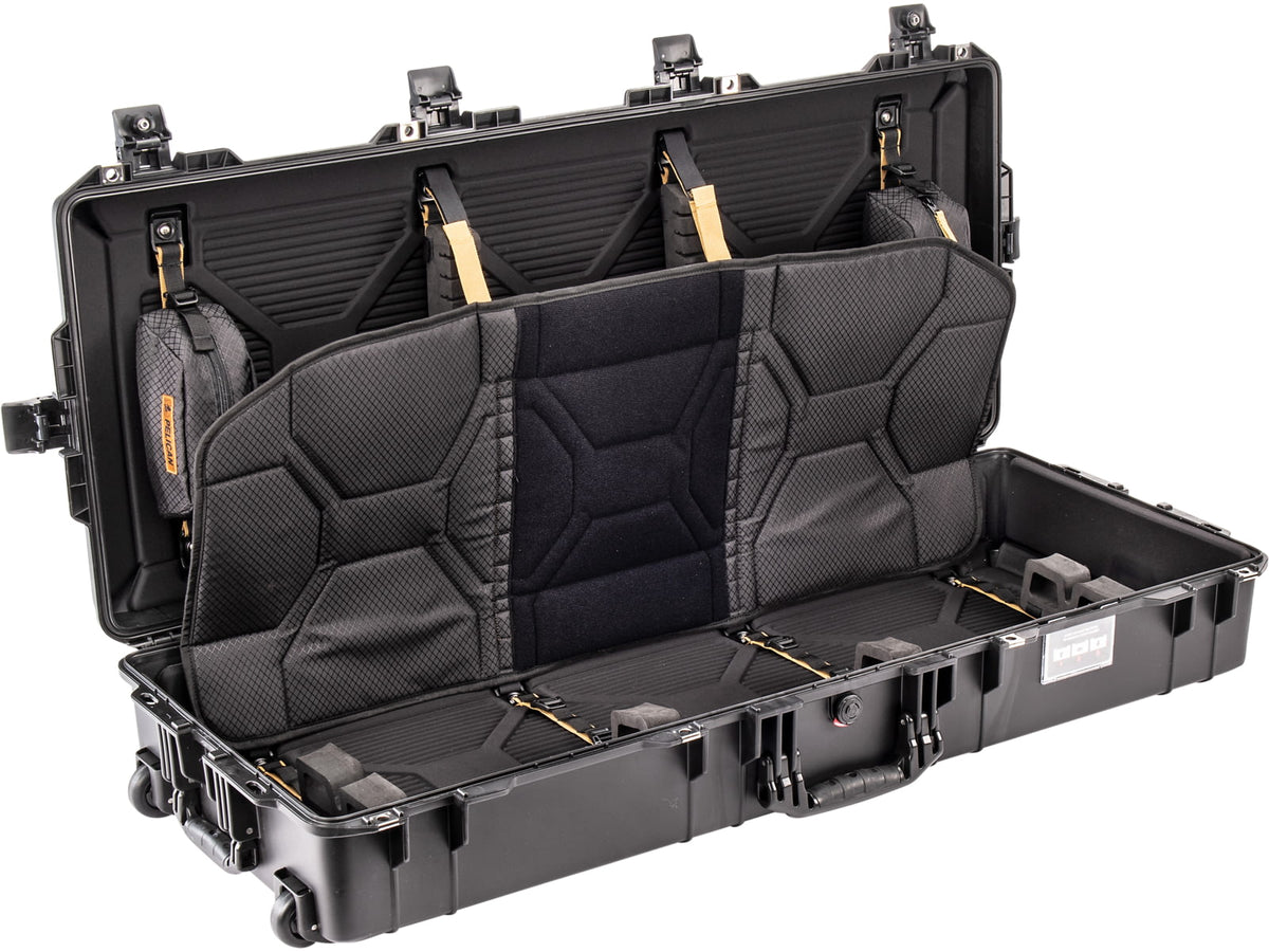 Pelican Air 1745 Case Bow 44x16.8x7.9 inch Internal Dimension 46.7x19.4x8.7 External Dimension Black