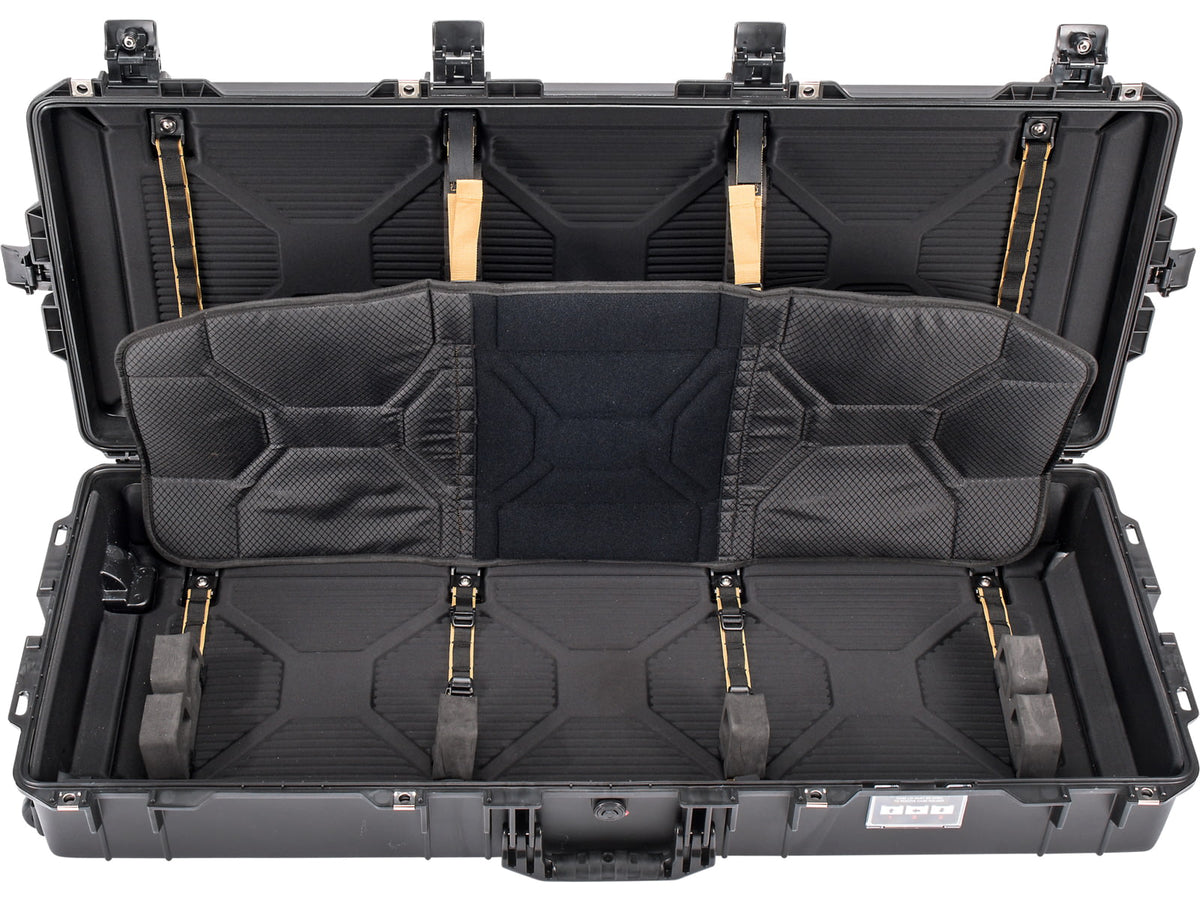 Pelican Air 1745 Case Bow 44x16.8x7.9 inch Internal Dimension 46.7x19.4x8.7 External Dimension Black