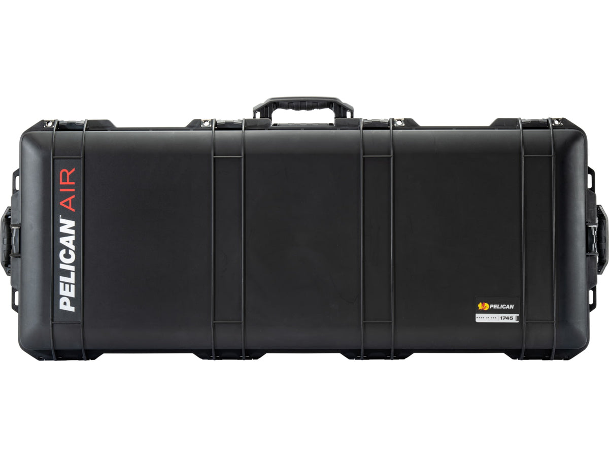 Pelican Air 1745 Case Bow 44x16.8x7.9 inch Internal Dimension 46.7x19.4x8.7 External Dimension Black