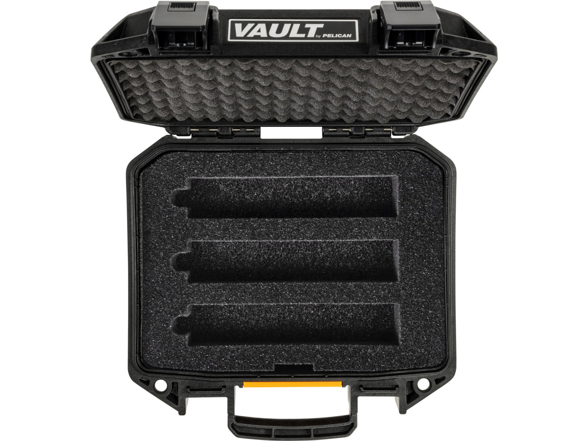 Pelican V100PF3 Vault Suppressor Case Black VCV100-0360-BLK-01
