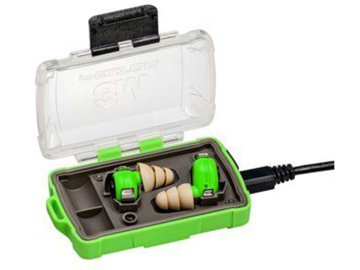 Peltor EEP100 Electronic Earplugs ABS Polymer 6 DB Earbuds Green