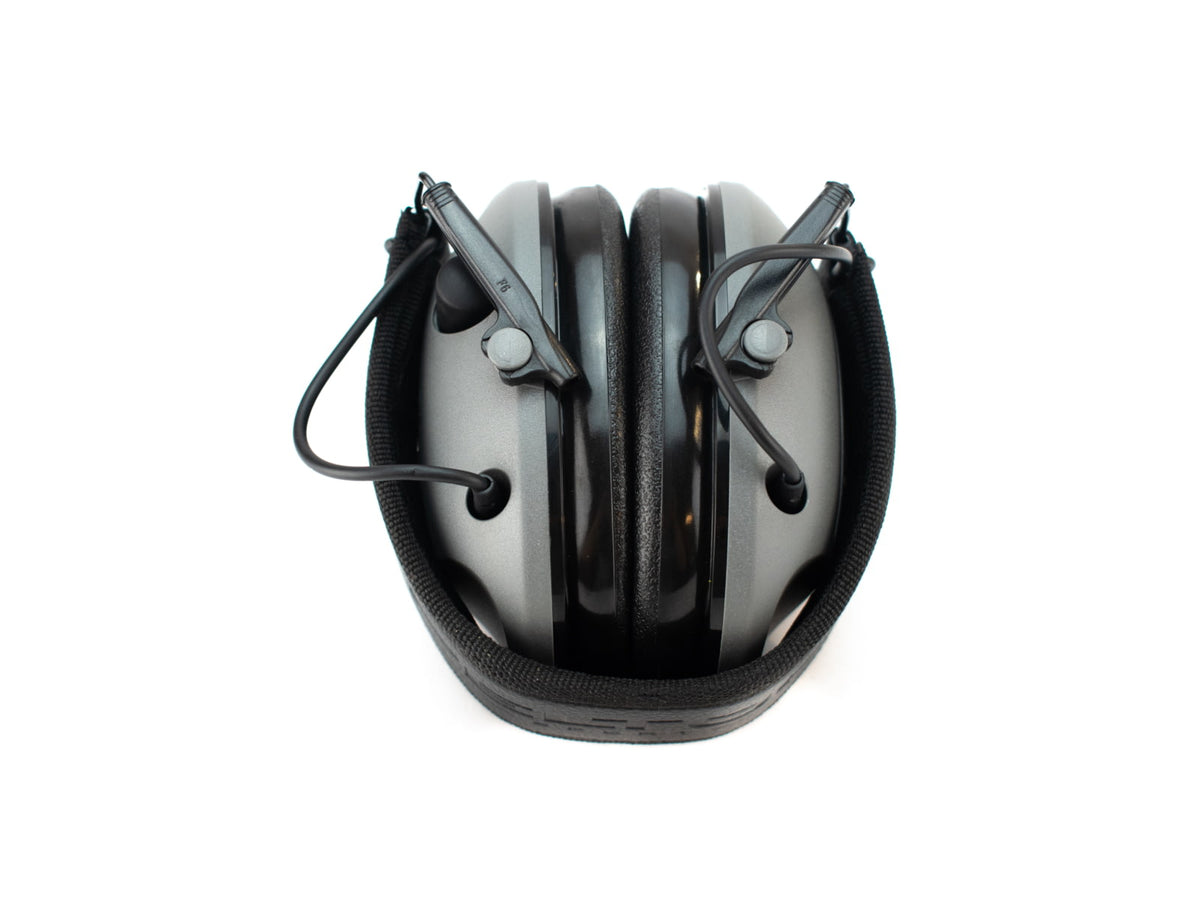 PELTOR RangeGuard Electronic Folding Ear Muff Gray/Black RG-OTH-4