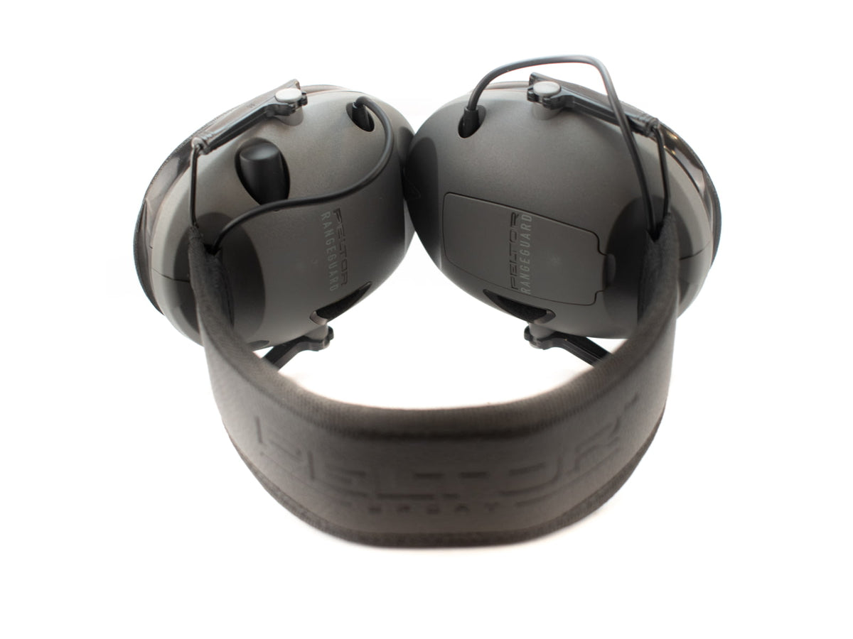 PELTOR RangeGuard Electronic Folding Ear Muff Gray/Black RG-OTH-4