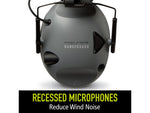 PELTOR RangeGuard Electronic Folding Ear Muff Gray/Black RG-OTH-4