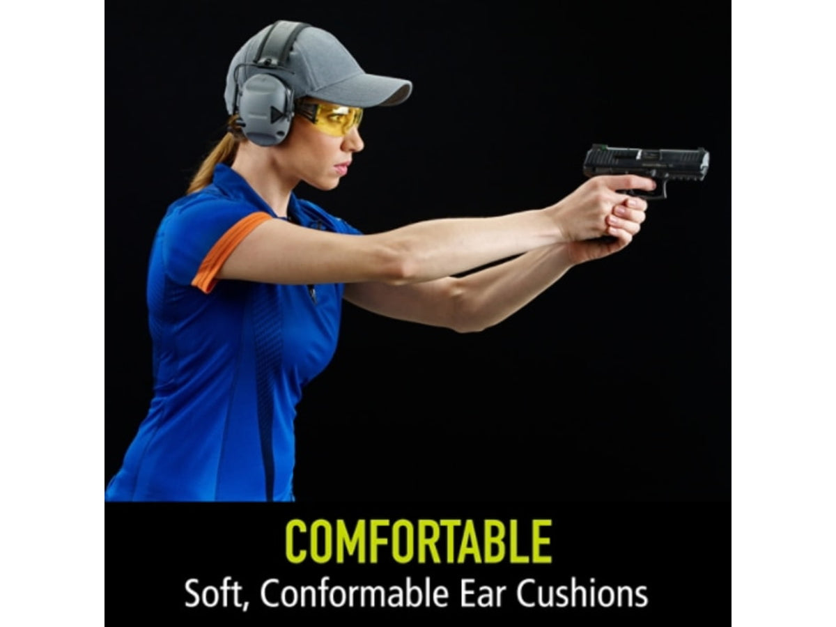 PELTOR RangeGuard Electronic Folding Ear Muff Gray/Black RG-OTH-4