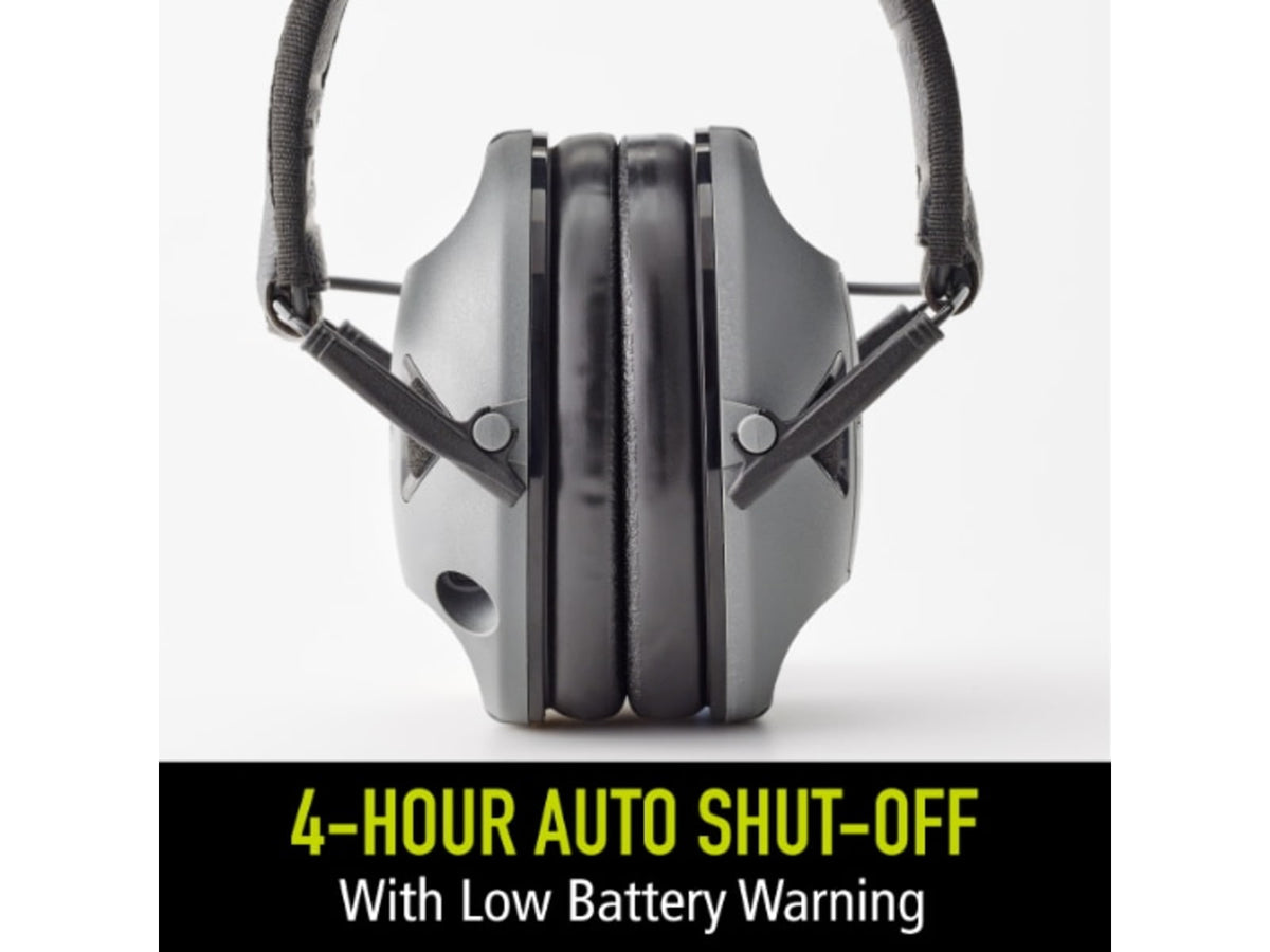 PELTOR RangeGuard Electronic Folding Ear Muff Gray/Black RG-OTH-4