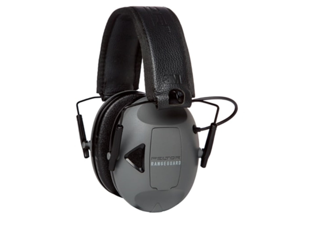 PELTOR RangeGuard Electronic Folding Ear Muff Gray/Black RG-OTH-4