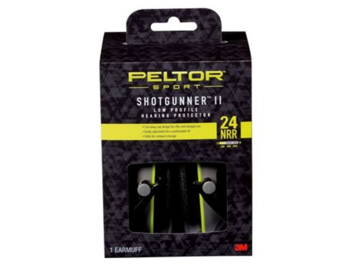 PELTOR Sport Shotgunner II Low-Profile Hearing Protector Black/Gray