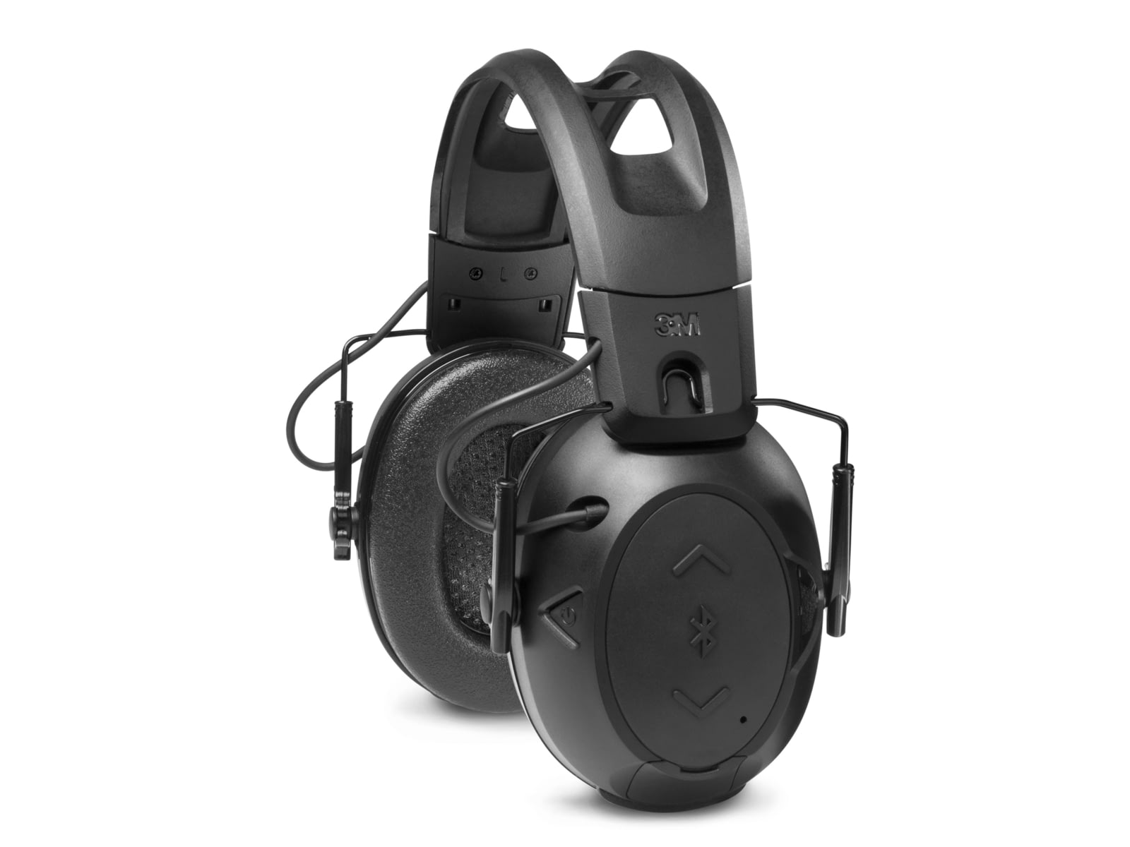 PELTOR Sport Tactical 500 Electronic Hearing Protection Ear Muffs. 26dB NRR Bluetooth Black TAC500-NS-8