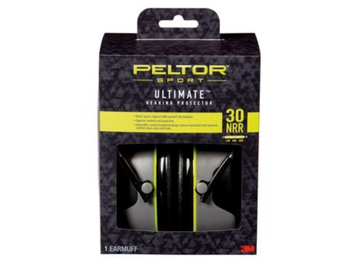 Peltor Sport Ultimate Hearing Protector Black 97042-PEL-6C