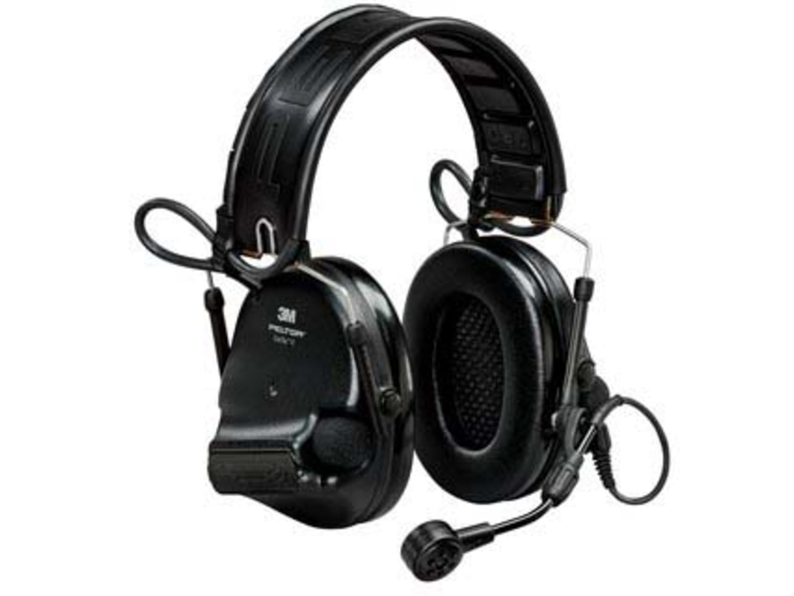 PELTOR Swattac VI NIB Foldable Mi Input Dynamic Boom Mic Headset Black MT20H682FB-09N SVS