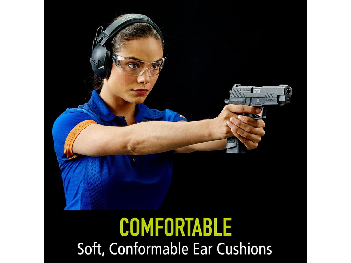 PELTOR Tactical 100 Electronic Hearing Protection Ear Muffs 22dB Black TAC100-NS-8