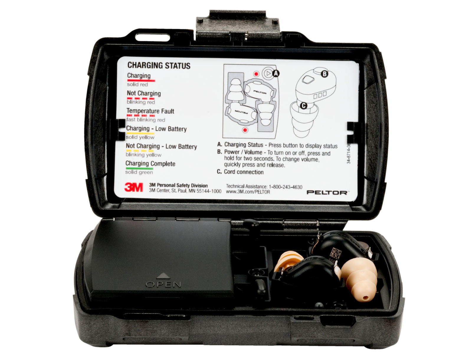 Peltor Tactical Earplug Replacement Case