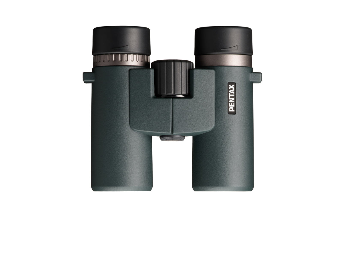 Pentax AD 10x32mm ED Roof Prism Binoculars Thermoplastic Elastomer Resin Dark Green Compact 62892