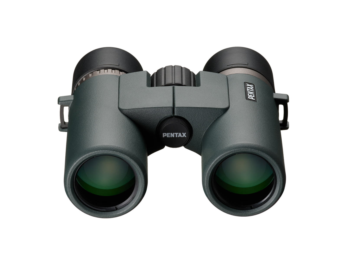 Pentax AD 7x32mm ED Roof Prism Binoculars Thermoplastic Elastomer Resin Dark Green Compact 62891