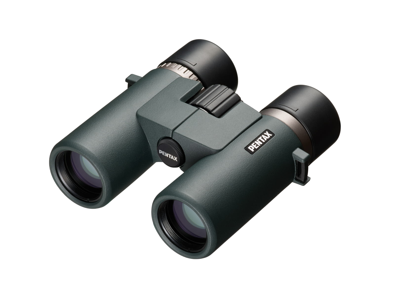 Pentax AD 7x32mm ED Roof Prism Binoculars Thermoplastic Elastomer Resin Dark Green Compact 62891