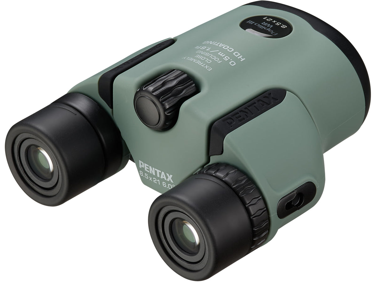 Pentax Papilio III WR 8.5x21mm Porro Prism Binocular Olive